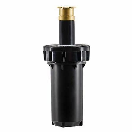 Pipers Pit 2 in. Pressure Regulated Pop Up Spray Head Sprinkler w/Brass Center Strip Pattern Twin Spray Nozzle PI2669869
